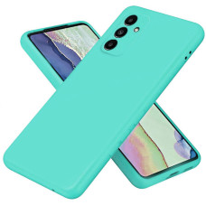 Накладка Soft-touch для Samsung S24 FE Бирюзовая