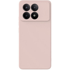Накладка Soft-touch для Xiaomi Poco F6 Pro Кремовая