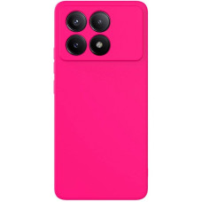 Накладка Soft-touch для Xiaomi Poco F6 Pro Розовая