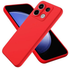Накладка Soft-touch для Xiaomi Poco X6 5G / Note 13 Pro 5G Красная