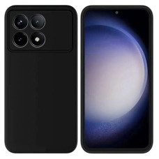 Накладка Soft-touch для Xiaomi Poco X6 Pro 5G Черная