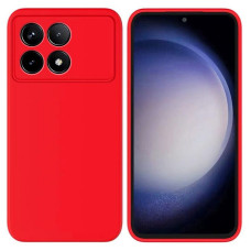 Накладка Soft-touch для Xiaomi Poco X6 Pro 5G Красная