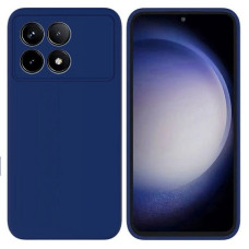 Накладка Soft-touch для Xiaomi Poco X6 Pro 5G Синяя