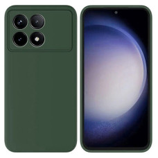 Накладка Soft-touch для Xiaomi Poco X6 Pro 5G Зеленая