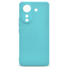 Накладка Soft-touch для Xiaomi Redmi 13C Бирюзовая