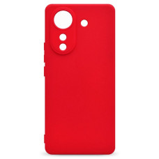 Накладка Soft-touch для Xiaomi Redmi 13C красная