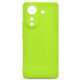 Накладка Soft-touch для Xiaomi Redmi 13C салатовая
