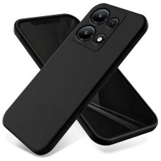 Накладка Soft-touch для Xiaomi Redmi Note 13 Pro 4G/Poco M6 Pro 4G Черная