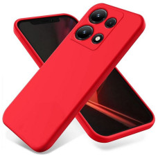 Накладка Soft-touch для Xiaomi Redmi Note 13 Pro 4G/Poco M6 Pro 4G Красная