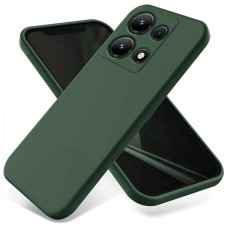 Накладка Soft-touch для Xiaomi Redmi Note 13 Pro 4G/Poco M6 Pro 4G Зеленая