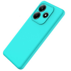 Накладка Soft-touch для Xiaomi Redmi Note 14 4G Бирюзовая