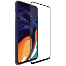 Защитное стекло керамическое с рамкой для Samsung A12/A42/A02s Черное
