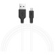 Кабель Hoco X21 USB-microUSB 1m Белый