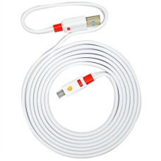Кабель Premium Flat USB-micro USB 3м Белый