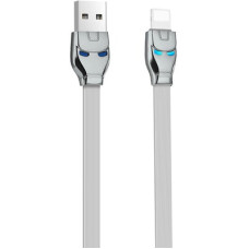Кабель Hoco U14 Steel man USB-Lightning 1.2м Серый