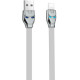 Кабель Hoco U14 Steel man USB-Lightning 1.2м Серый