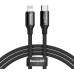 Кабель Baseus CATLYW-B01 Type-C-8pin 2m Черный