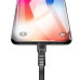 Кабель Baseus CAZYSC-B01 USB-C to Lightning Tough 2m Черный