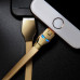 Кабель Hoco U14 Steel man USB-Lightning 1.2м Золотистый