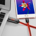 Кабель Hoco LED U29 USB-Lightning 1м Красный
