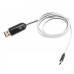Кабель Hoco LED U29 USB-Lightning 1м Белый