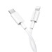 Кабель Borofone BX36 Type-C-Lightning 3A 1м Белый