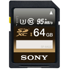 Карта памяти Sony 64Gb SDXC UHS-I 90/95 MB/s (SF-64UZ)