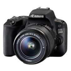 Фотоаппарат Canon EOS 200D Kit EF-S 18-55 III Black