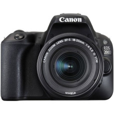 Фотоаппарат Canon EOS 200D Kit EF-S 18-55mm IS STM Black