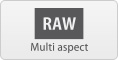 Формат RAW с различным соотношением сторон