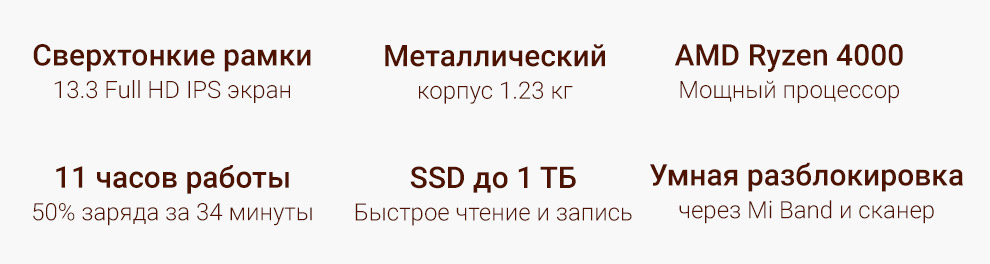 Ноутбук Xiaomi Redmibook 13 Ryzen Edition Ноутбук Xiaomi Redmibook 13 Ryzen Edition